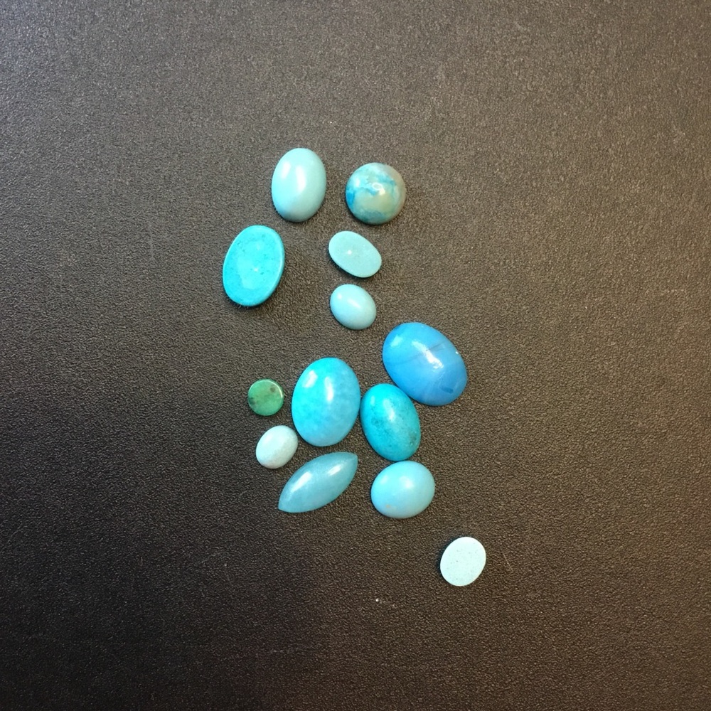 Assorted Turquoise gemstones, AS IS CONDITION